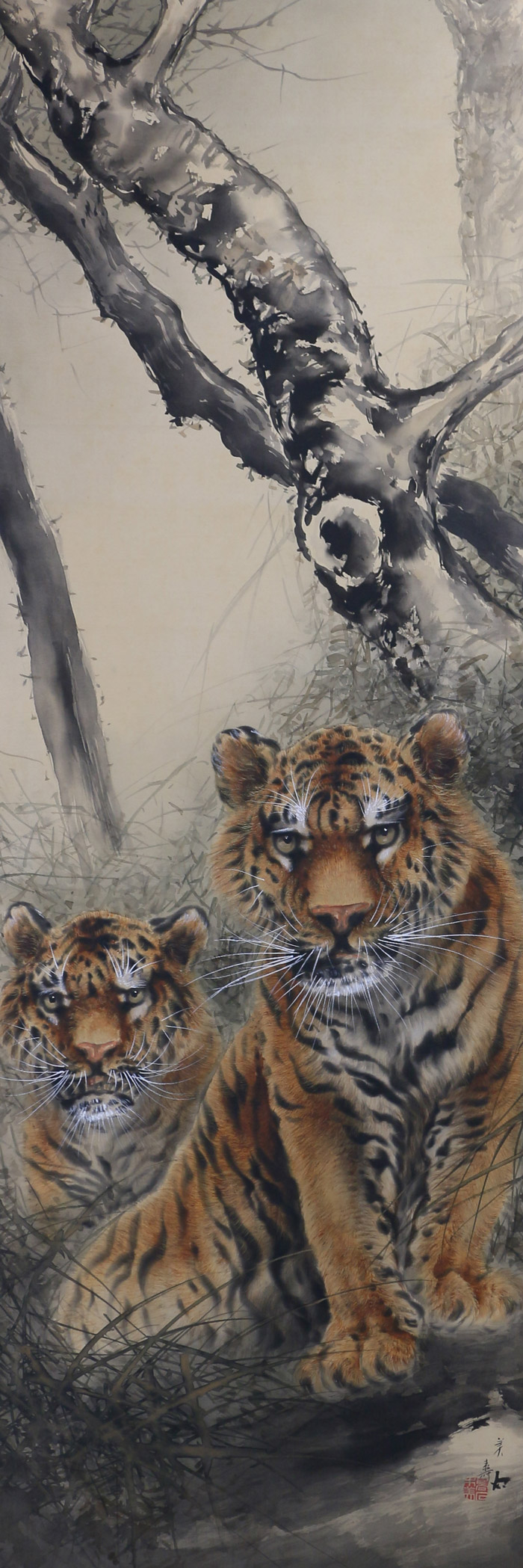 猛虎｜新・古美術 高美堂（こうびどう）｜掛軸販売・通販・買取｜骨董