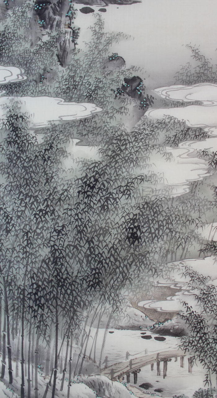 竹林山水｜新・古美術 高美堂（こうびどう）｜掛軸販売・通販・買取