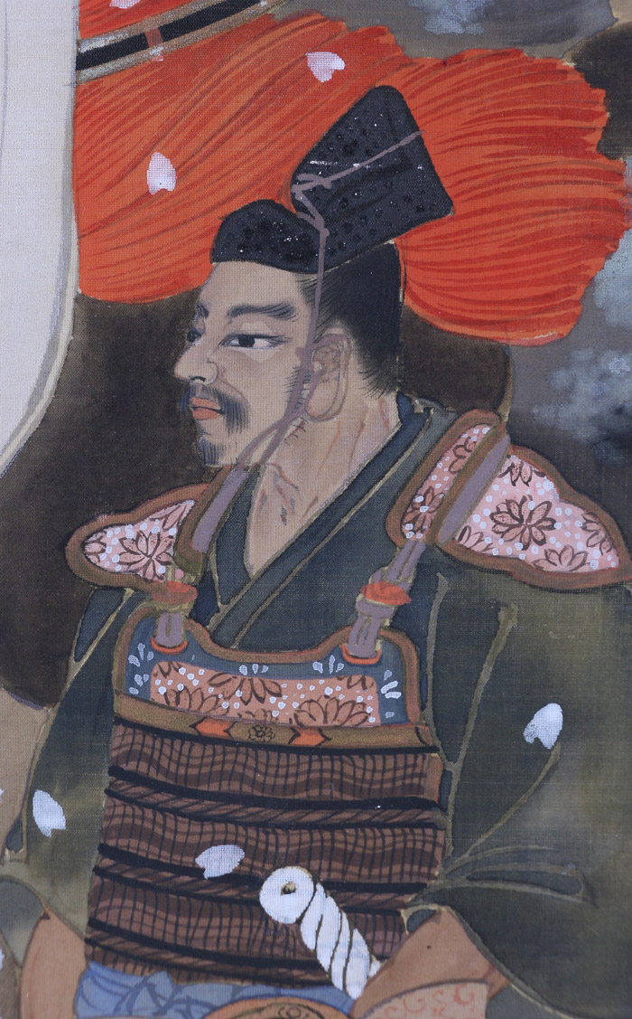 桜に武者｜新・古美術 高美堂（こうびどう）｜掛軸販売・通販・買取