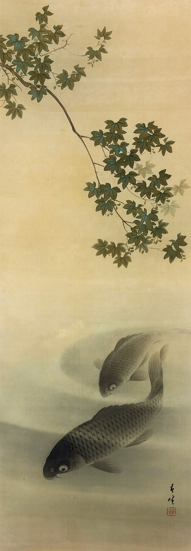 游鯉｜新・古美術 高美堂（こうびどう）｜掛軸販売・通販・買取｜骨董