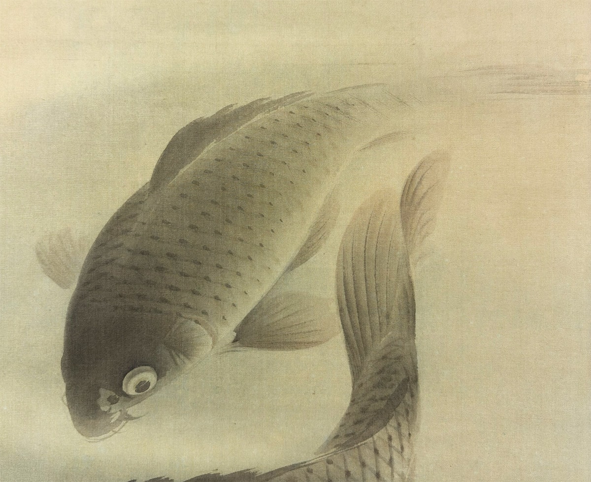 游鯉｜新・古美術 高美堂（こうびどう）｜掛軸販売・通販・買取｜骨董