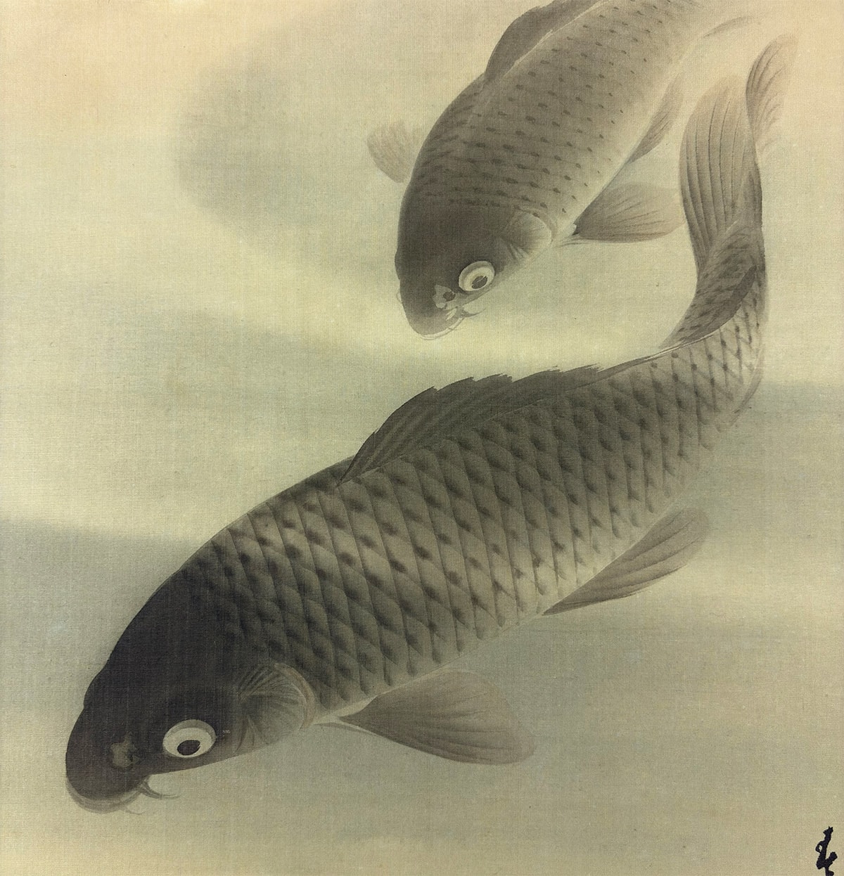游鯉｜新・古美術 高美堂（こうびどう）｜掛軸販売・通販・買取｜骨董