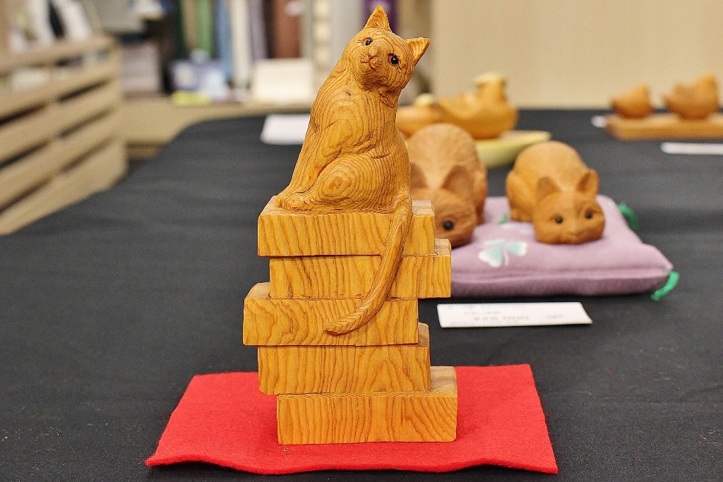 飛騨一位一刀彫展 猫・集めました。 | 伝統工芸 青山スクエア
