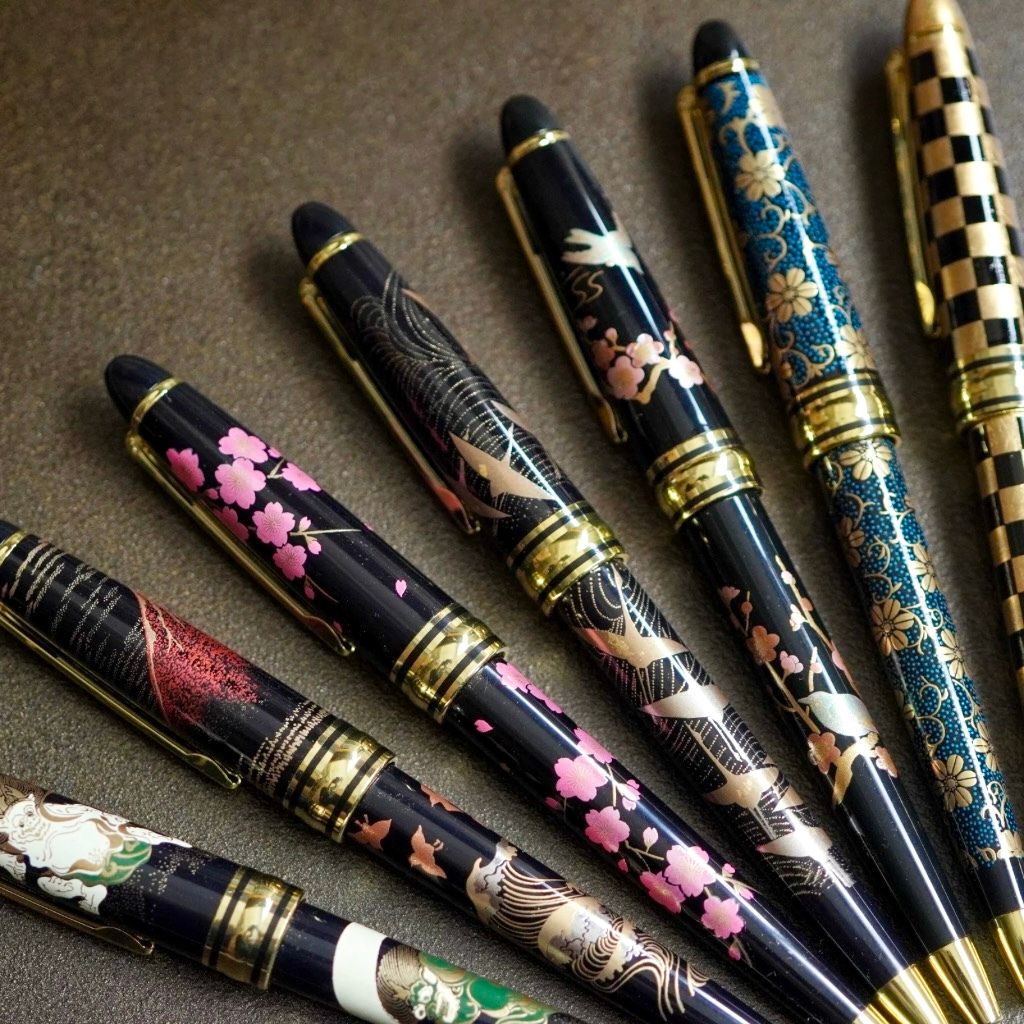 山中 漆芸ボールペン 桜 – 漆器 高翆