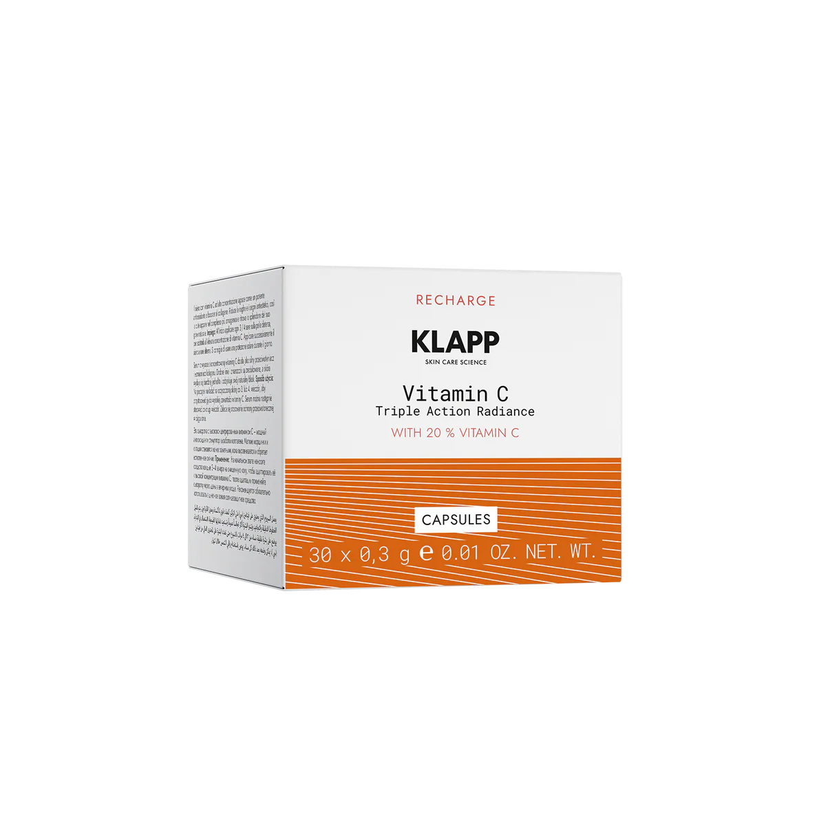 Vitamin C Triple Action Radiance 20% Capsules | KLAPP Cosmetics