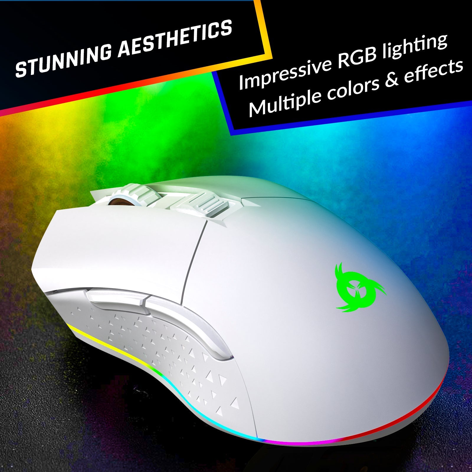 KLIM Blaze Wireless RGB Gaming Mouse | Up to 10000 DPI – KLIM