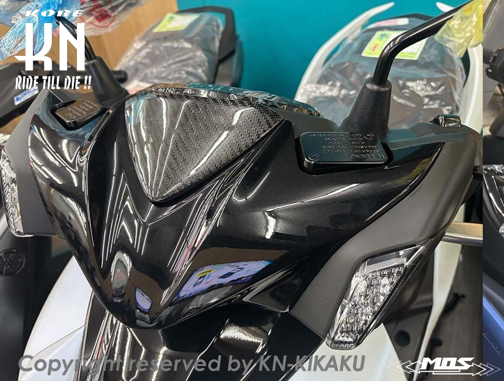 MOS カーボンフロントビッグアッパーカバー【シグナスX/XR(7型