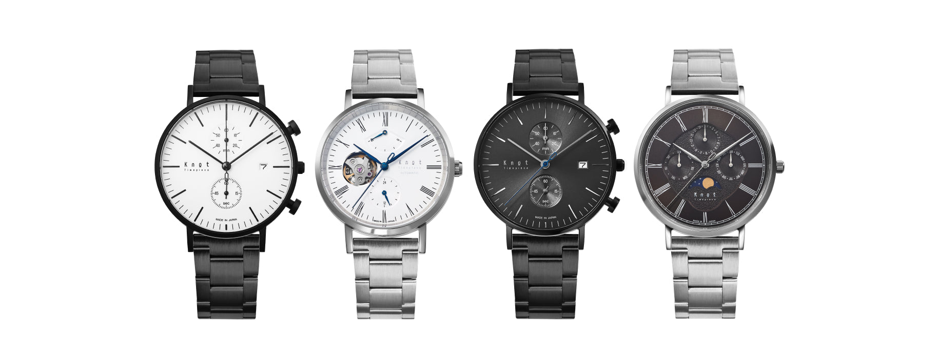 ステンレスリンクブレスレットDバックル付 – Maker's Watch Knot