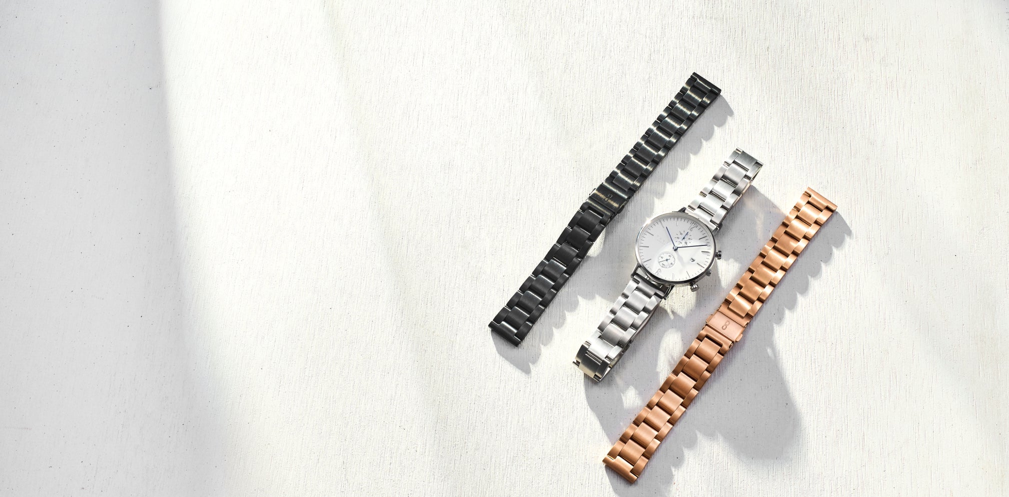 ステンレスリンクブレスレットDバックル付 – Maker's Watch Knot