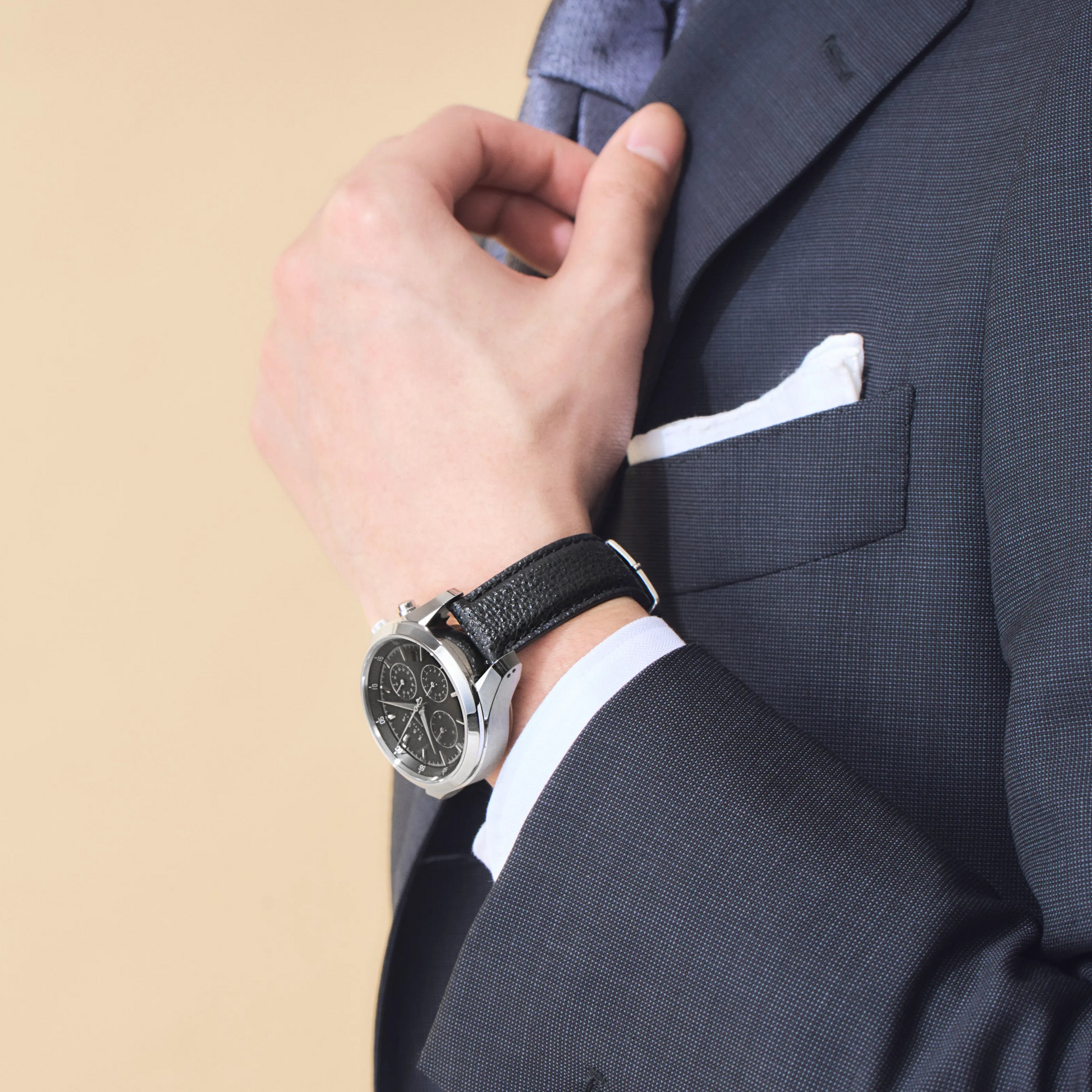 Knot S18-THK-GN 時計ベルト バンド 本革 18mm グリーン 姫路黒桟革