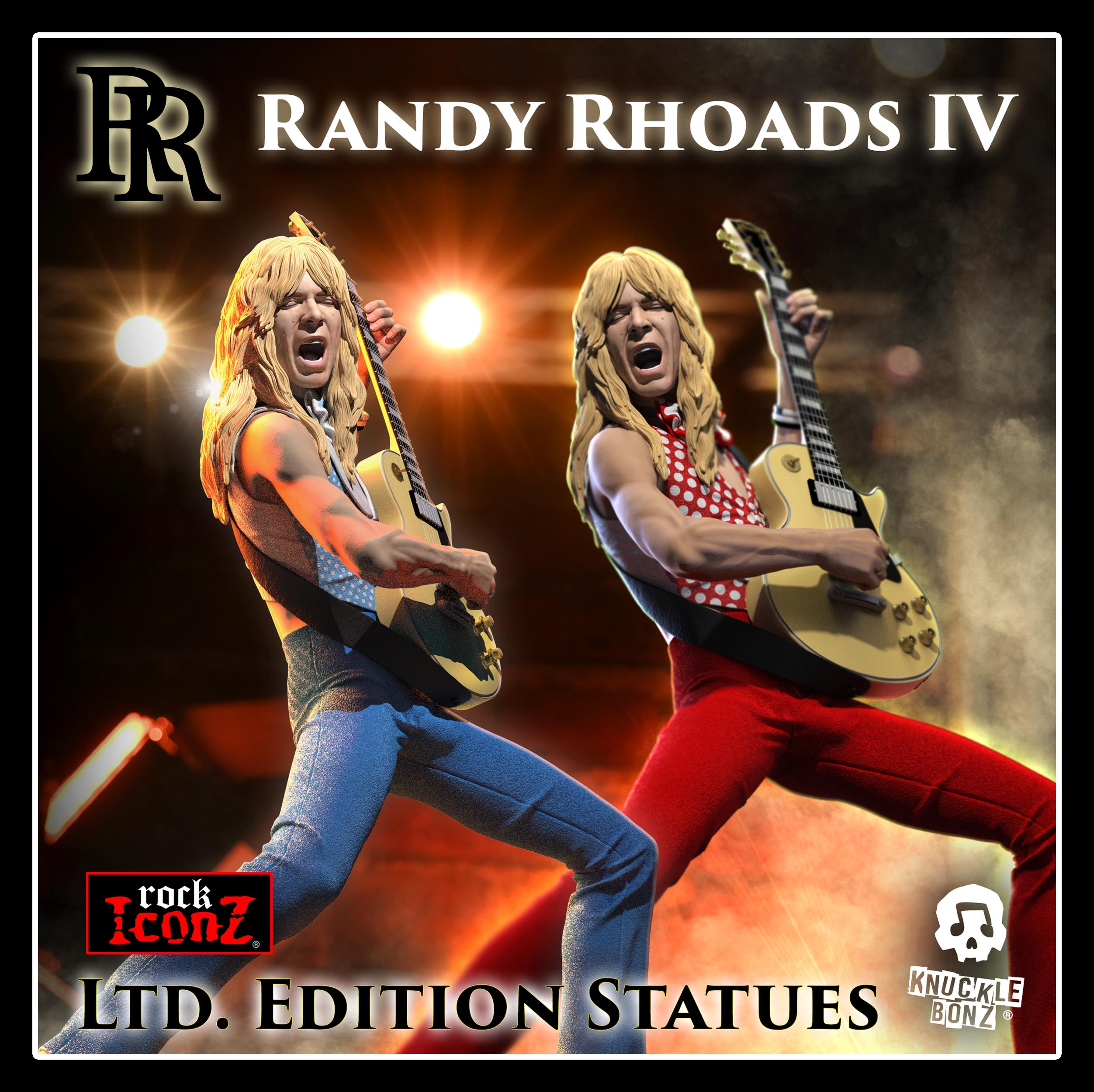 Randy Rhoads IV The Early Years (Bundle of 2) KnuckleBonz Set
