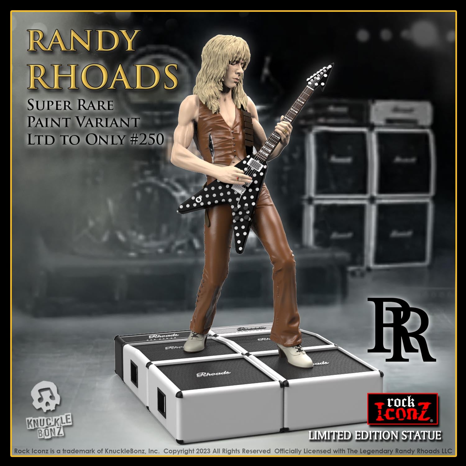 Randy Rhoads III Polka Dot Variant KnuckleBonz Statue