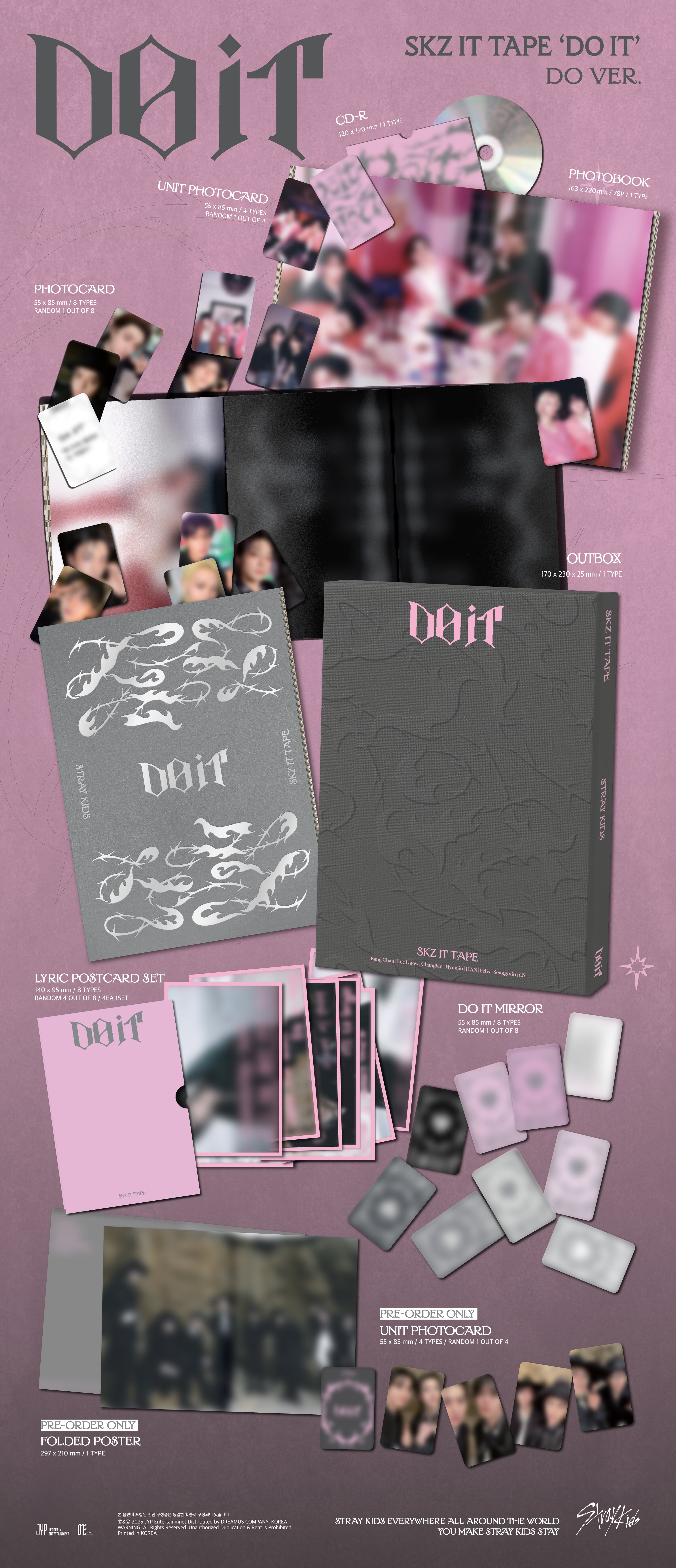 Stray Kids - SKZ IT TAPE 'DO IT' (DO Ver. /Limited Ver.) – K Stars