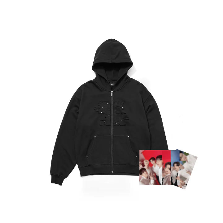 ENHYPEN - Stud Zip-Up Hoodie [WORLD TOUR 'WALK THE LINE : FINAL