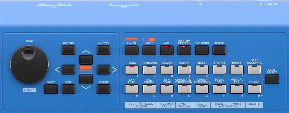 Yamaha MX61 Music Synthesizer - Blue KEY ESSENTIALS BUNDLE – Kraft