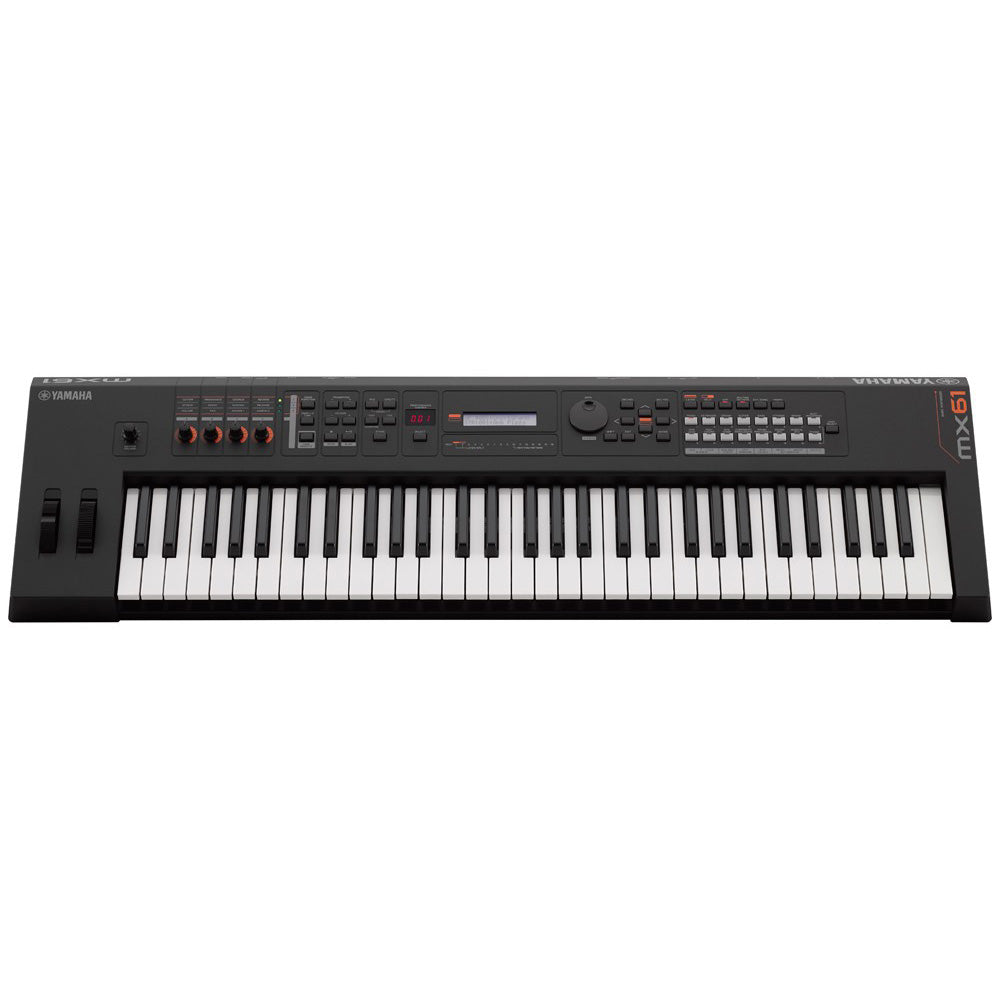 Yamaha MX61 Music Synthesizer - Black KEY ESSENTIALS BUNDLE