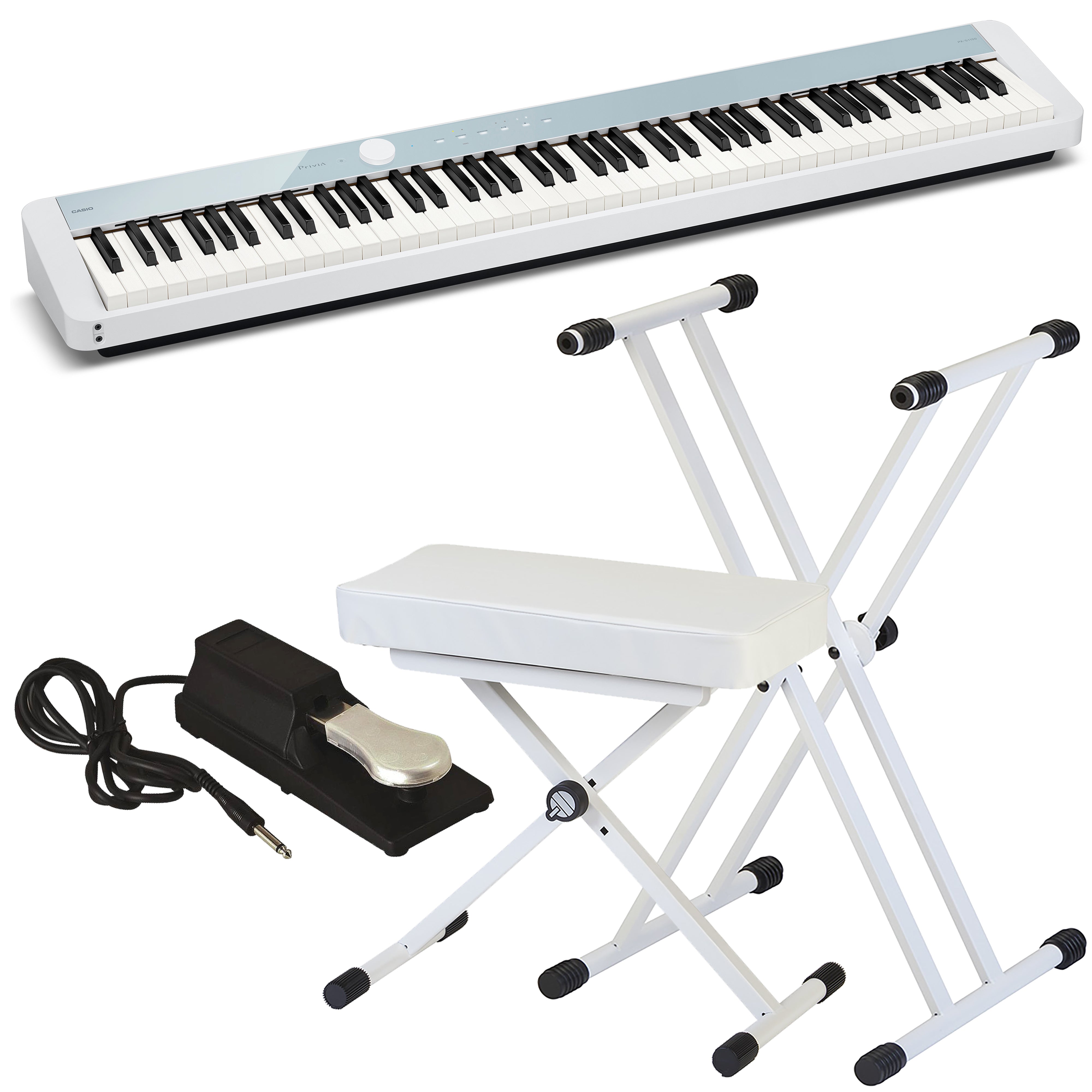 Casio Privia PX-S1100 Digital Piano - Calm Blue KEY ESSENTIALS