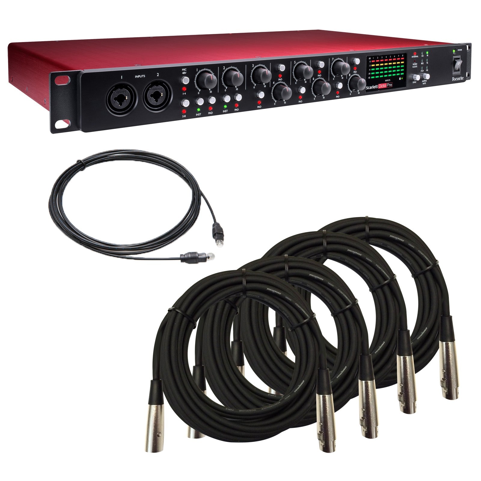 Focusrite Scarlett OctoPre CABLE KIT – Kraft Music