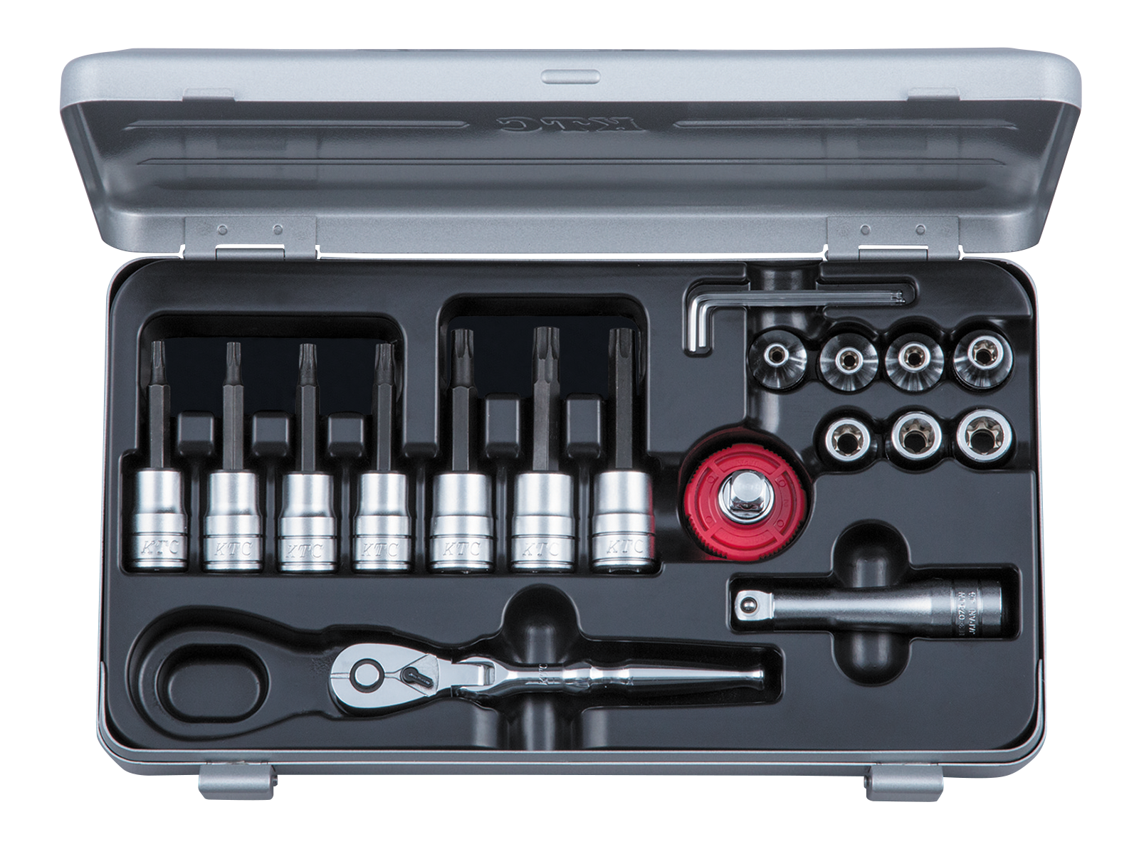 9.5sq.T型いじり止めトルクスビットソケット・E型トルクスレンチセット
