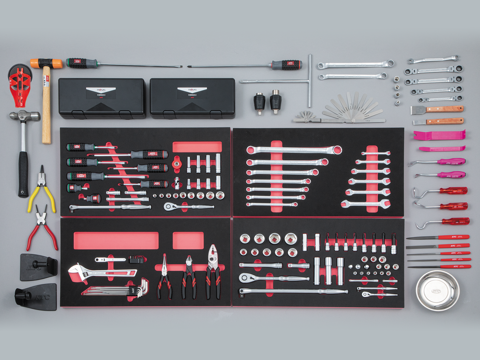 2022SKセール限定品】6.3/9.5/12.7sq.工具セット（トップチェスト