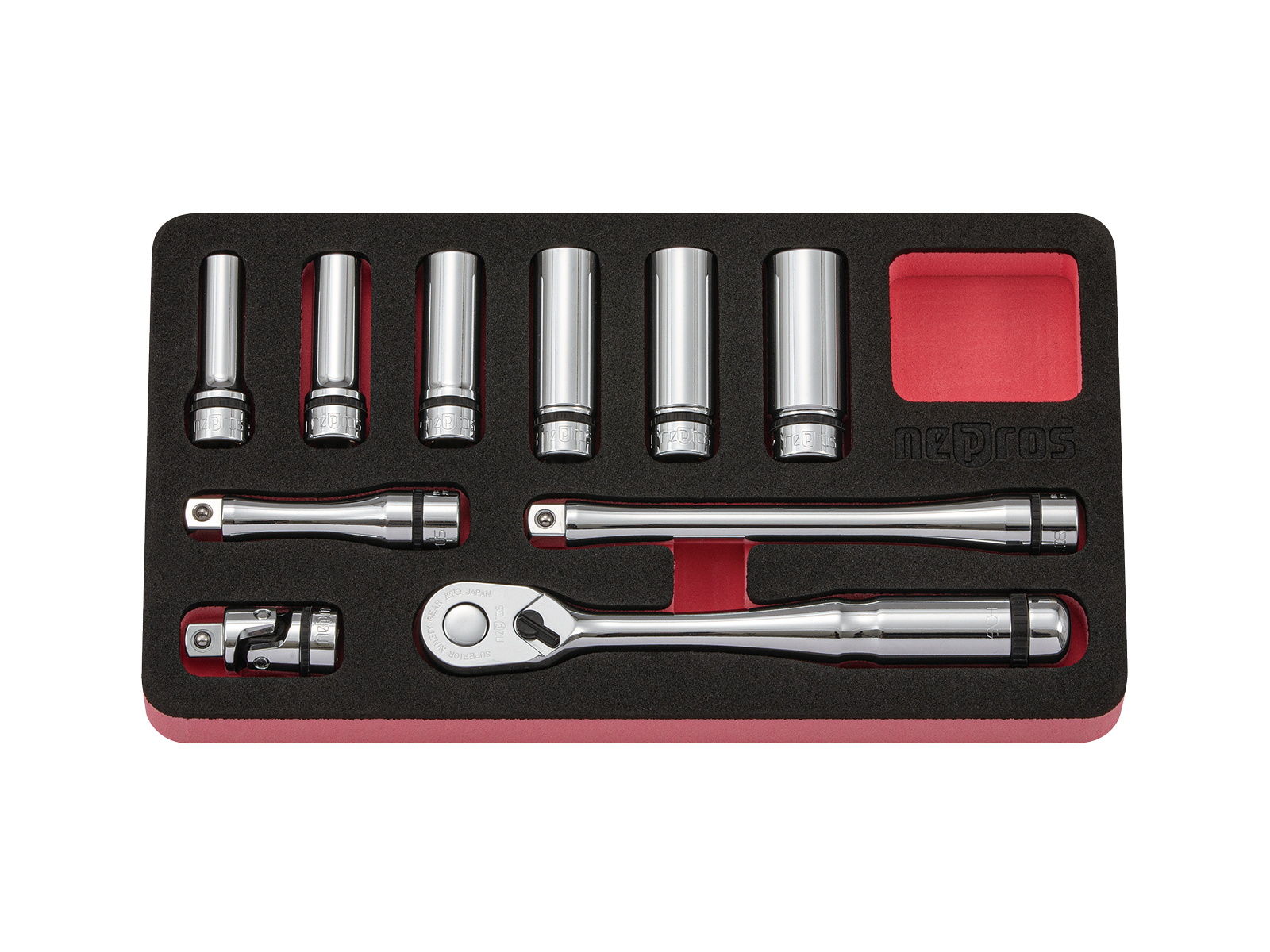 9.5sq.ディープソケットレンチセット[10点] | KTCツール