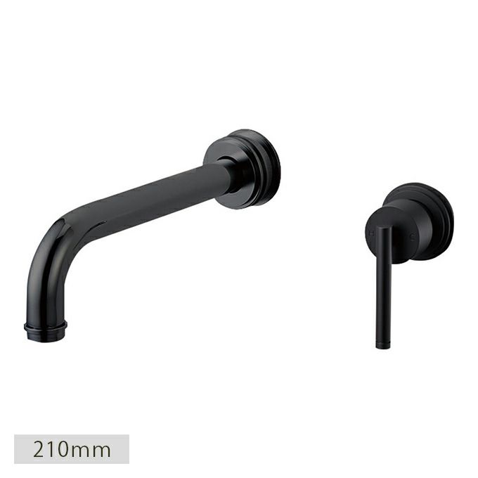 SANEI シングル洗面混合栓 K47450-S-MDP-13 壁出 マットブラック 受注