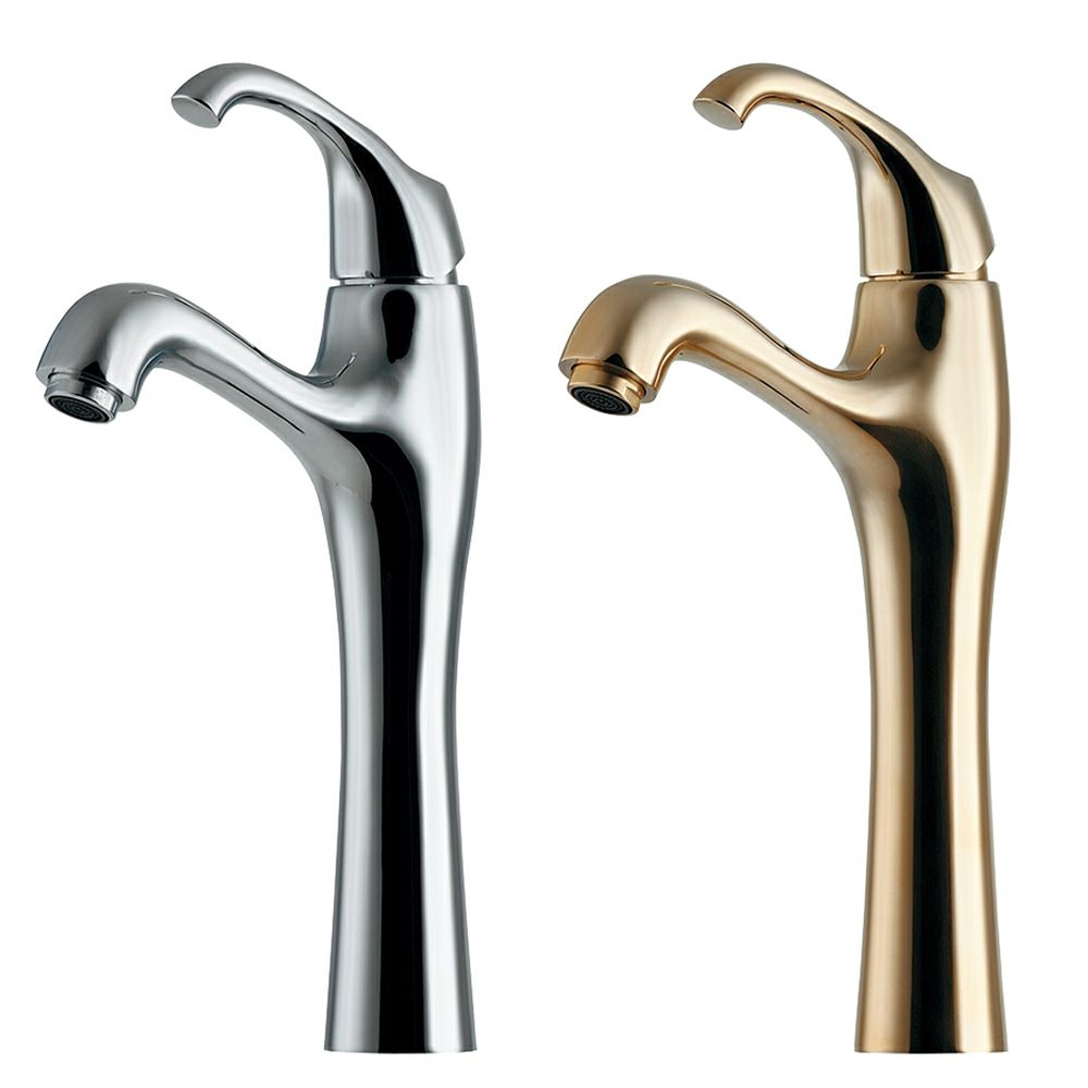 カクダイ 183-338 シングルレバー混合栓トール ASURA クロム クリア