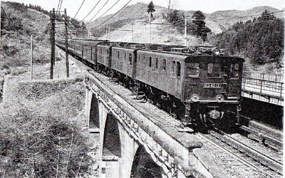 碓氷峠に導入されたアプト式電気機関車