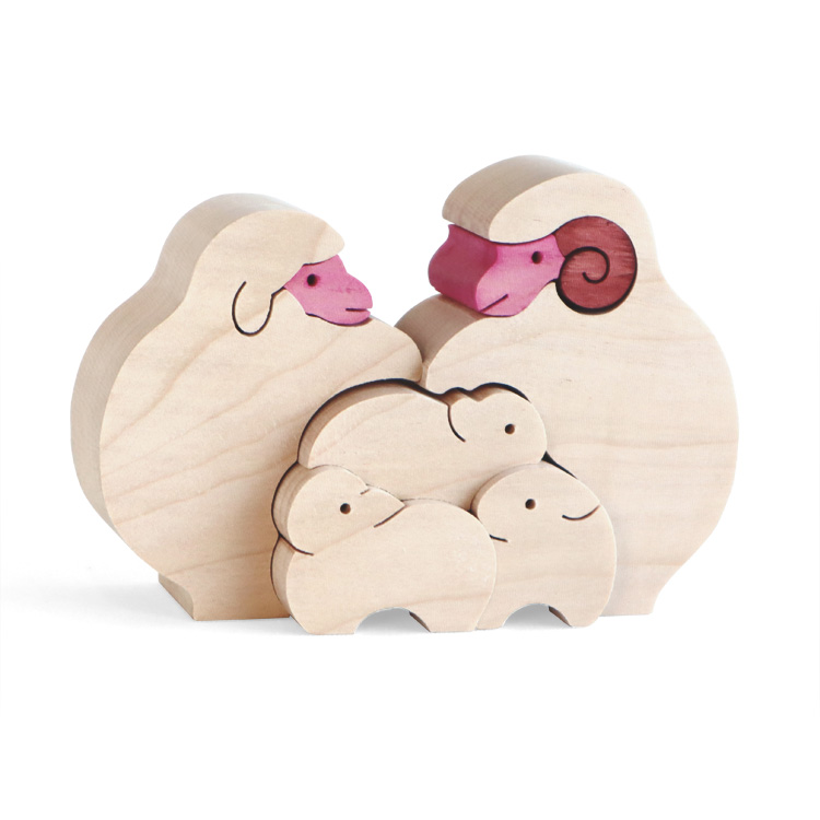 小さな十二支 未（ヒツジ） 木のおもちゃ杢・MOKU