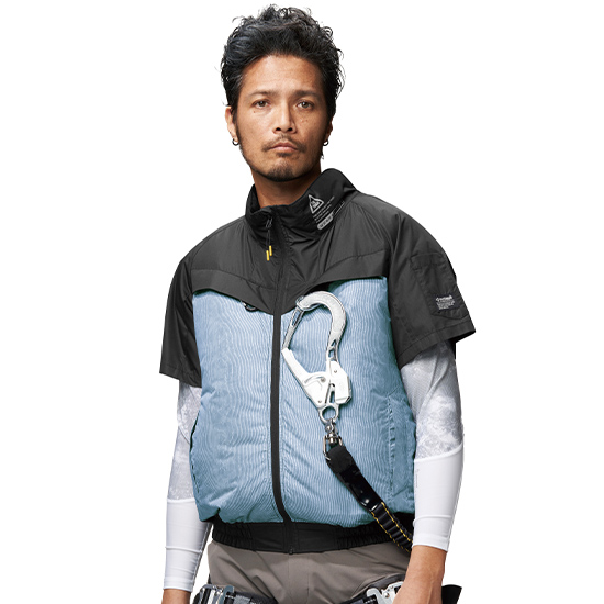 アタックベース空調風神服半袖6645服のみ