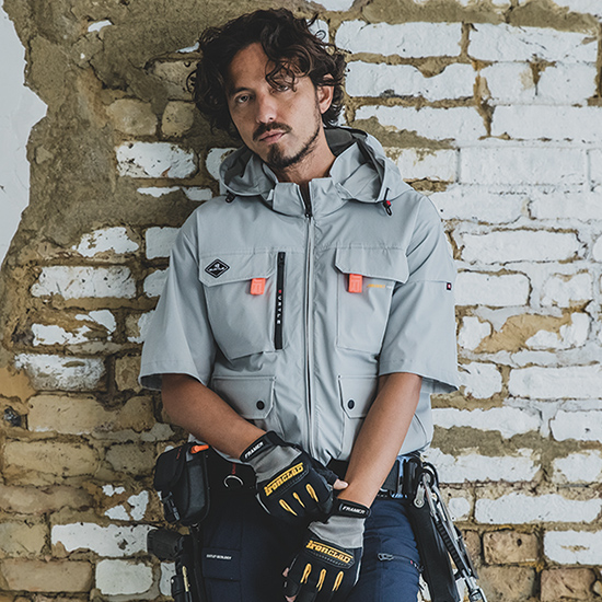 バートルエアークラフト半袖AC2036ファンバッテリーセット