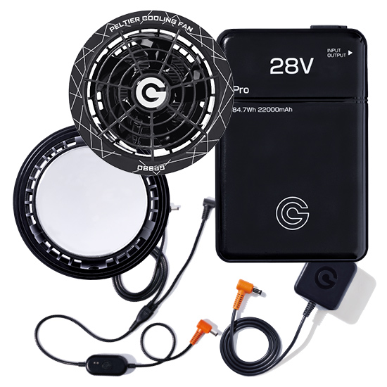 長信ジャパン GB428GP980 GB428バッテリー GP980ペルチェ一体型ファン