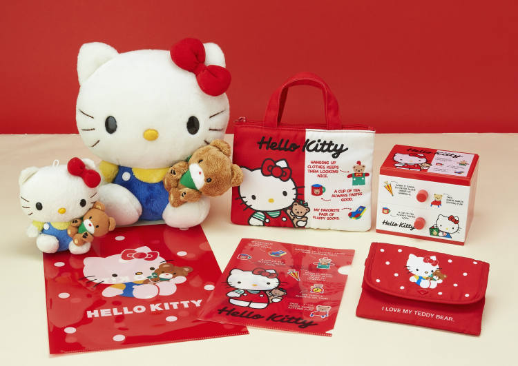 1980〜90年代の懐かしいハローキティが現代風に！「45周年記念シリーズ