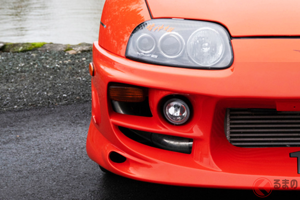 1300万円のトヨタ「スープラ ワイスピ仕様」登場！ オレンジボディ