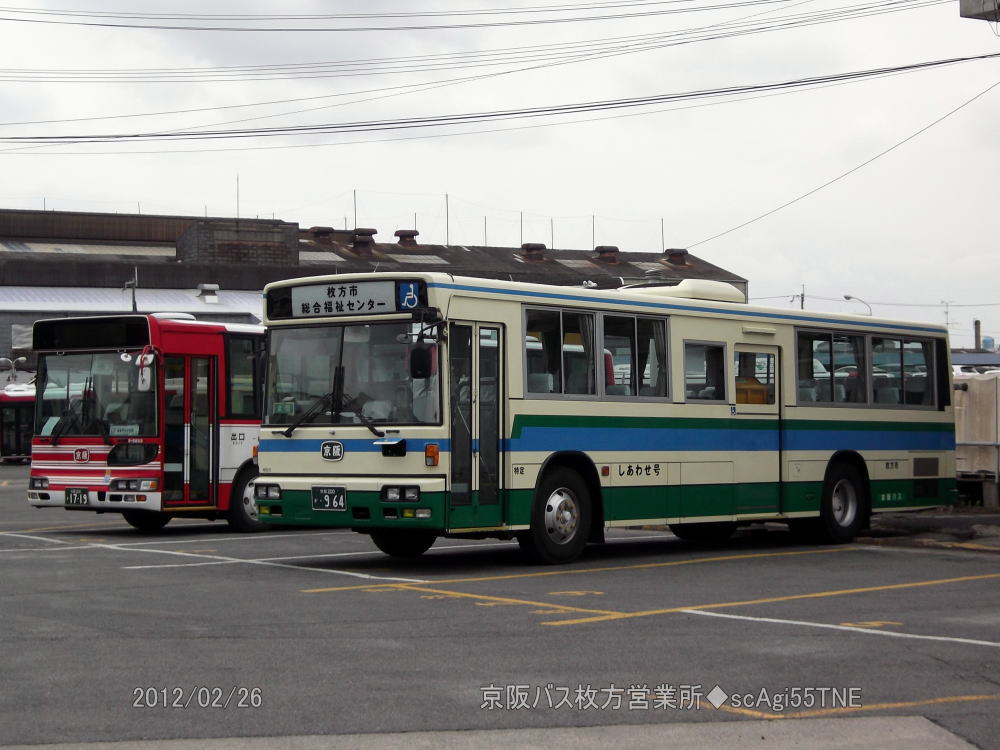 2012年 京阪バス ④｜大阪府のバス｜27 大阪府｜くる～りワンマン写真