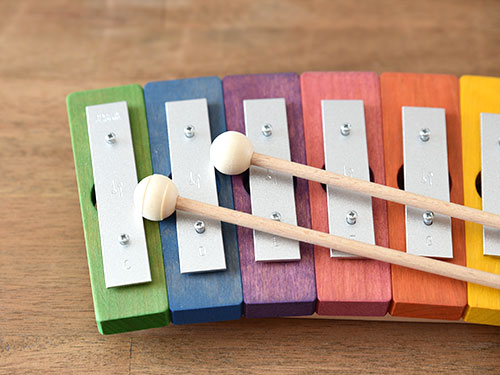 レインボーグロッケン8音 DECOR｜木のおもちゃ KURABOKKO