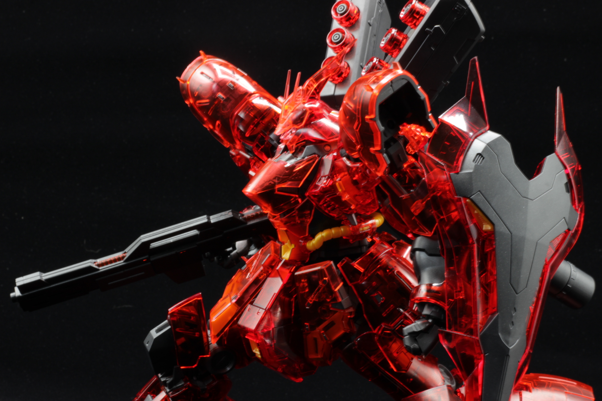 RG 1/144 サザビー [クリアカラー] ガンダムベース限定 素組レビュー素