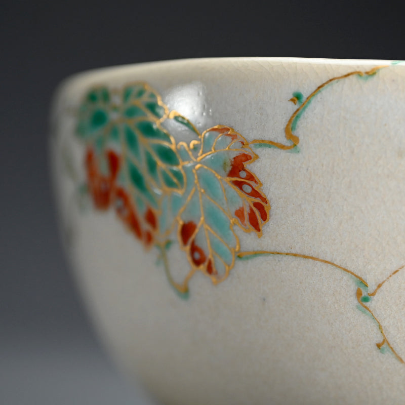 秋蔓茶碗 ー真葛香山「茶碗」 / 宮川（真葛）香山 – Kura Monzen Gallery
