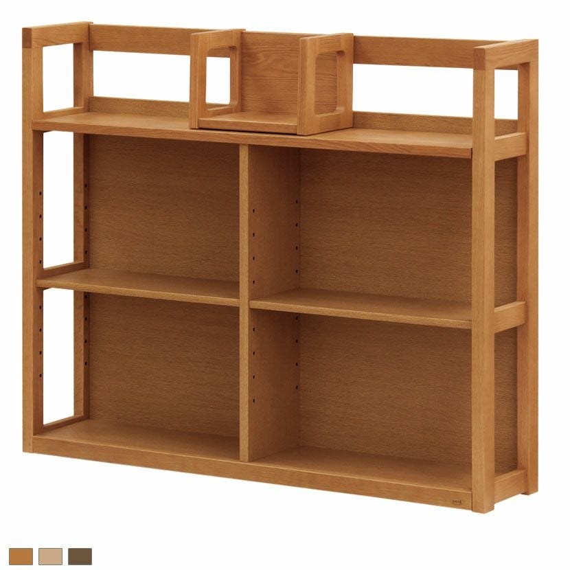 設置無料】浜本工芸 幅100cm 木製 本棚 高さ93cm No.28 書棚B 日本製