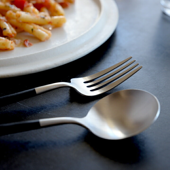 クチポール GOA ディナー 6本 ギフトセット ブラックシルバー 黒化粧箱