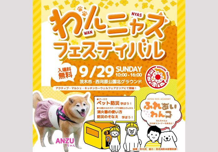 わんニャスフェスティバルin茨木 【大阪府茨木市 西河原公園】 2024年9