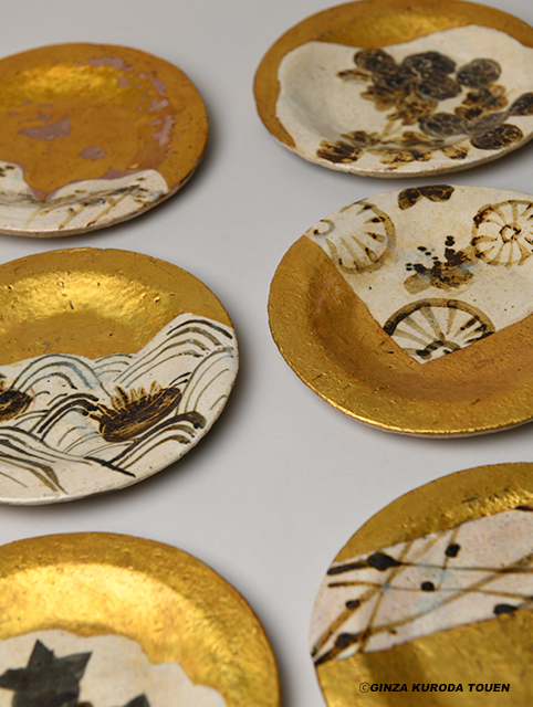 北大路魯山人 乾山写 平向 八 | 銀座 黒田陶苑