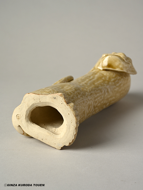 八木一夫 黄瀬戸虎置物 | 銀座 黒田陶苑