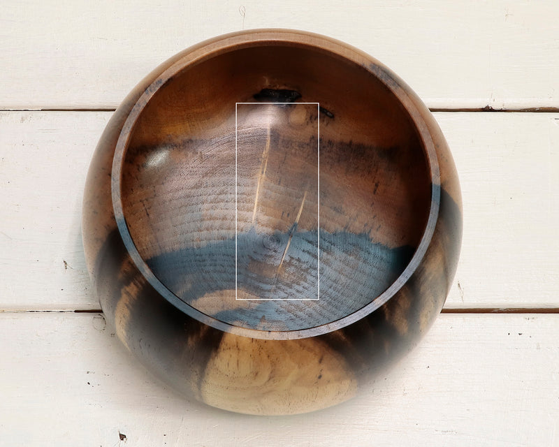 伝統工芸士 西川嵩氏製作 黒柿 碁笥 超特大 ~39号碁石用 GKKG-NS39-404