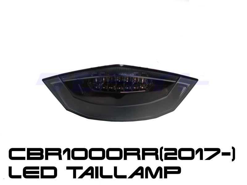 CBR1000RR(2017-) SC77 ウインカー内蔵カスタムLEDテールランプ | クロ