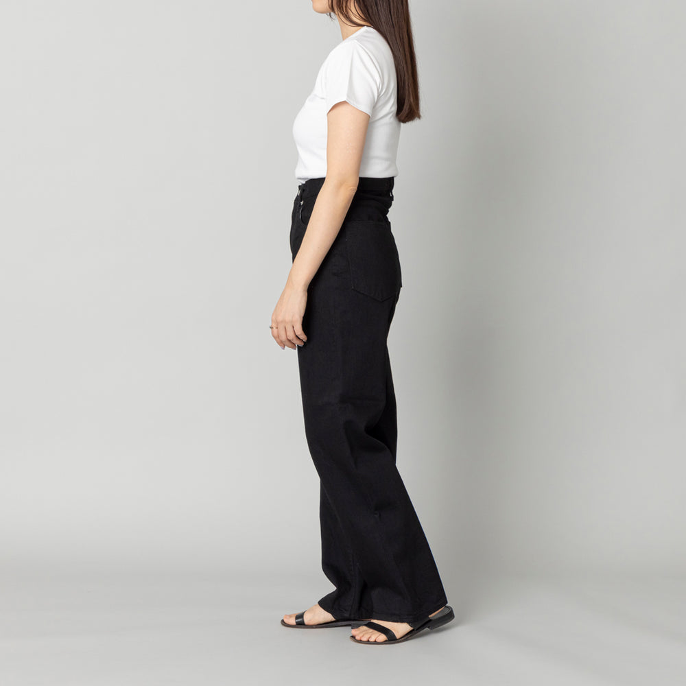 デニムパンツ OPTIMA BLACK ONE WASH 黒 – kuros.style