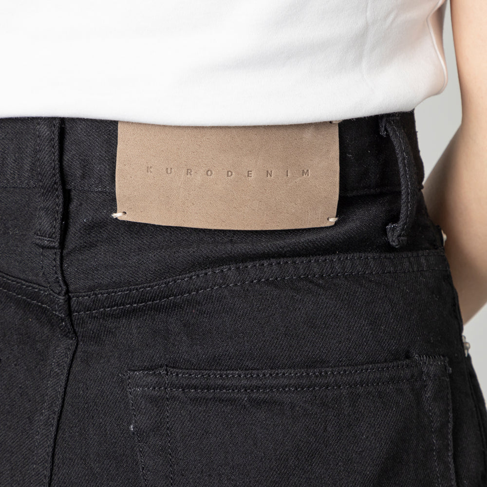 デニムパンツ OPTIMA BLACK ONE WASH 黒 – kuros.style