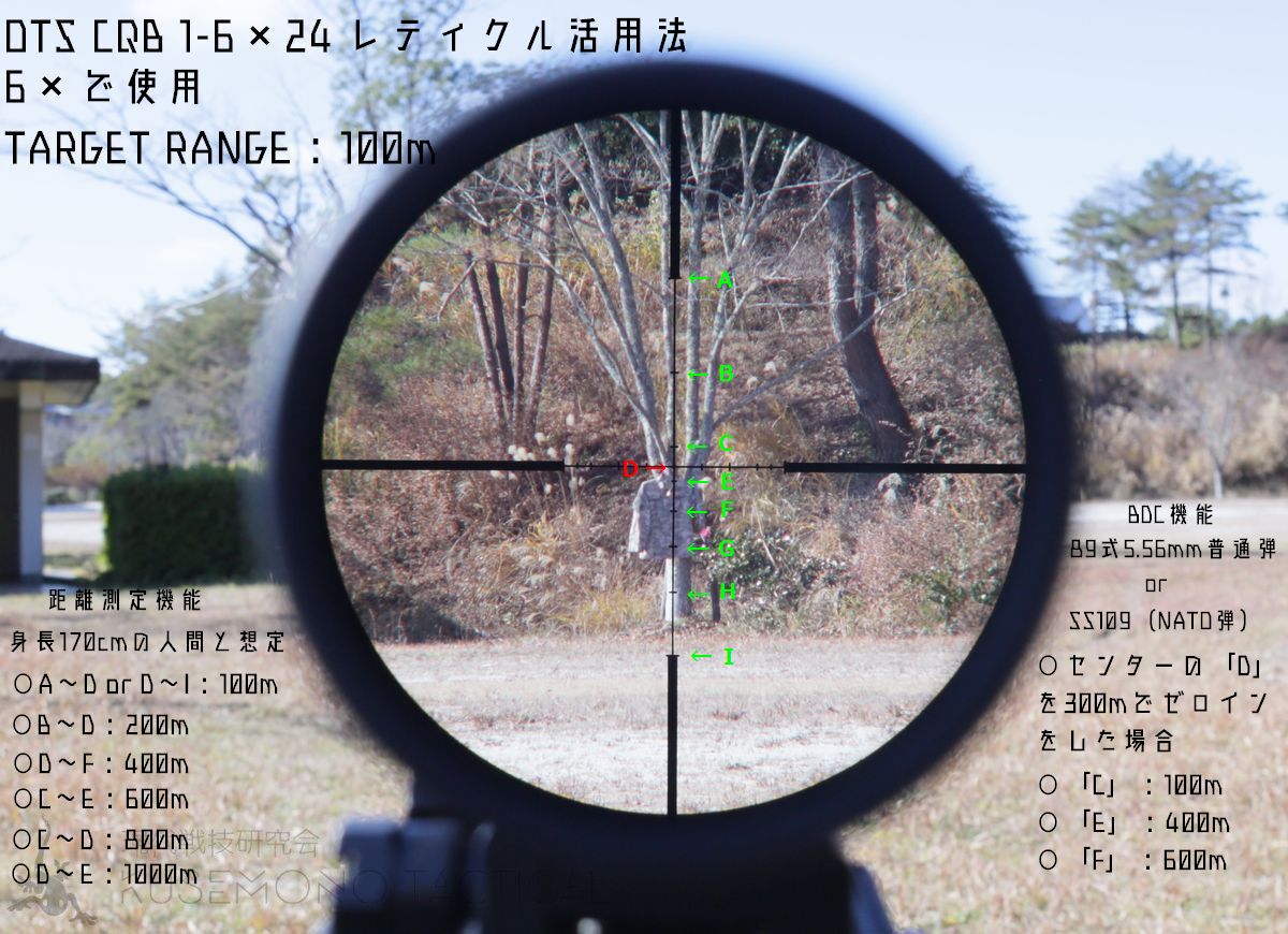 レビュー】OTS CQB コンバットスコープ 1-6x24M | 現代戦技研究会