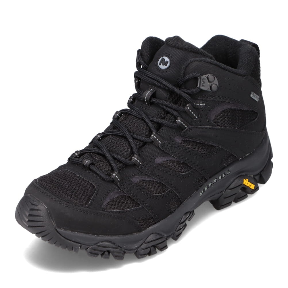 MERRELL メレル 軽量防水アウトドアシューズ メンズ ブラック | 靴