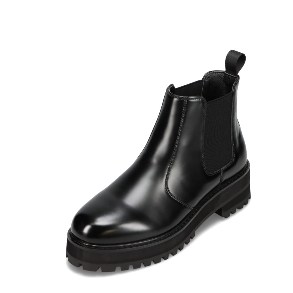 cecilio セシリオ 厚底サイドゴアブーツ ブラック メンズ | 靴